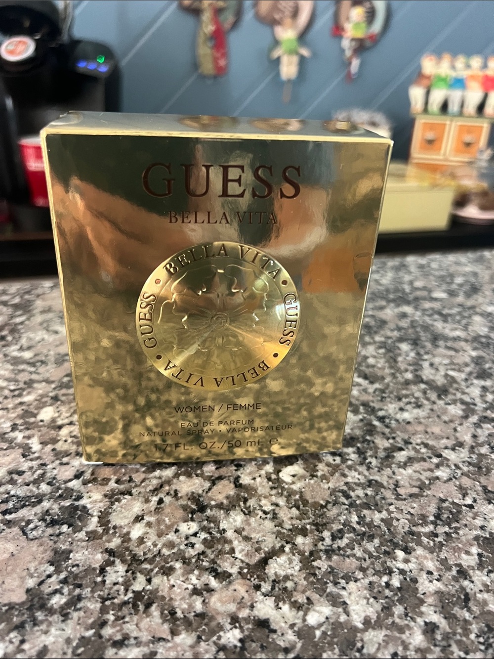 Guess Bella Vita Women's Fragrance in Shiny Gold Box
